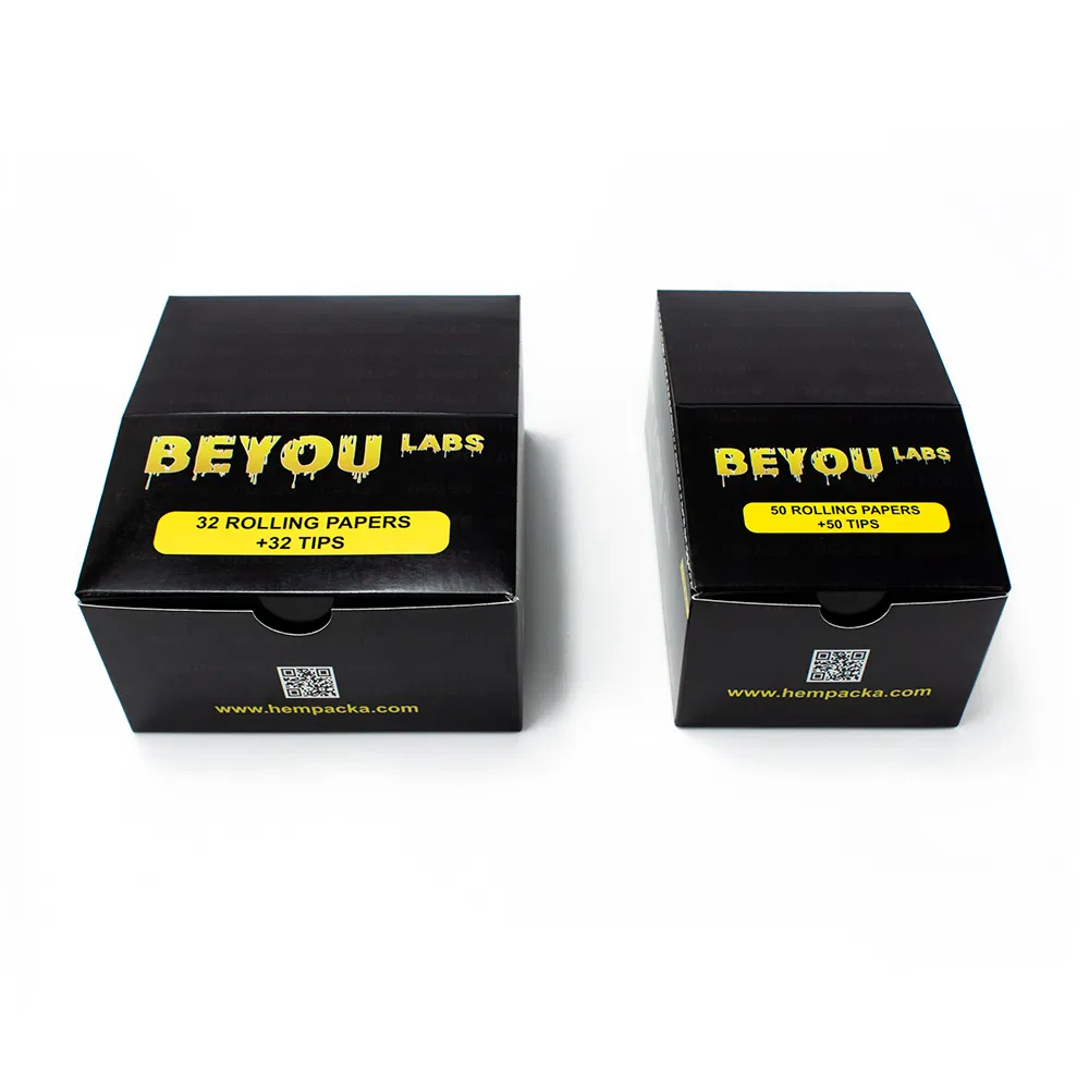 Low MOQ Custom Rolling Paper with Tips Customized Designs Available