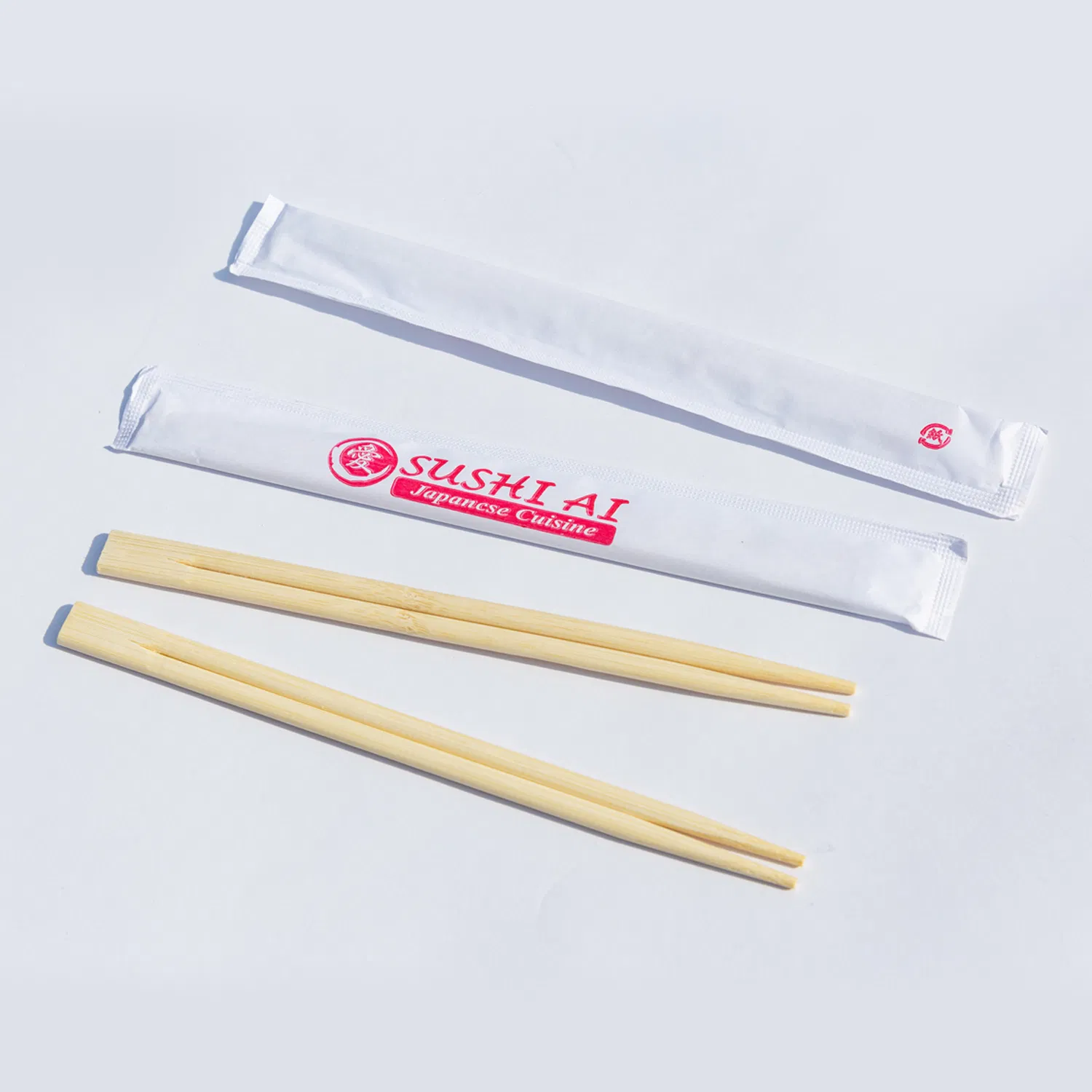 Wooden and Whole Sale Bamboo Chopsticks Bamboo Sushi Chopstick with Toothpick