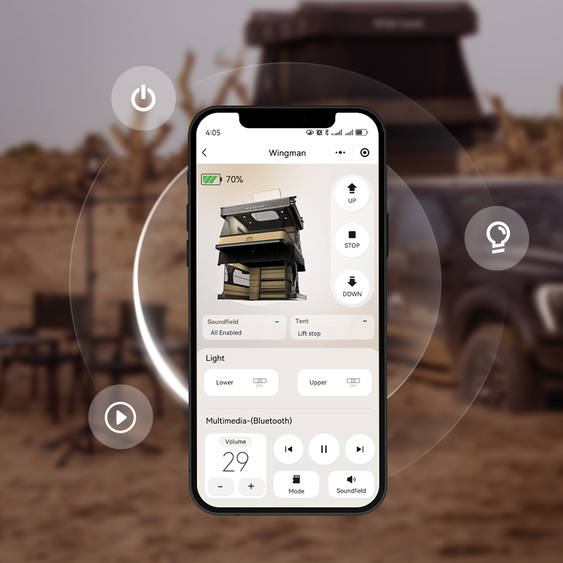 Wingman Pickup Mate Fully Automatic Rooftop Tent