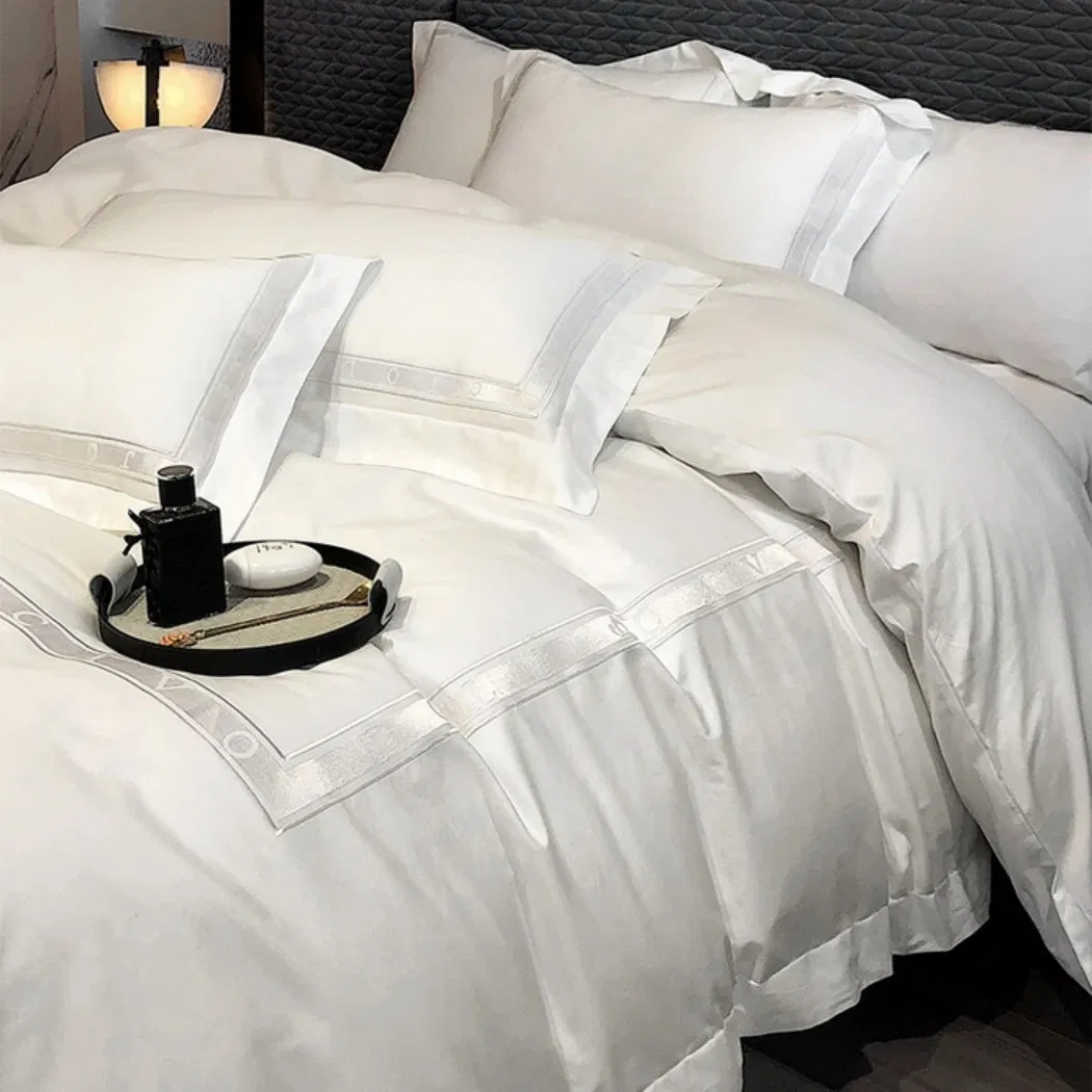 Cotton King Size Nantong Home Textile Cotton Fabric Flat Sheet Bedding Set