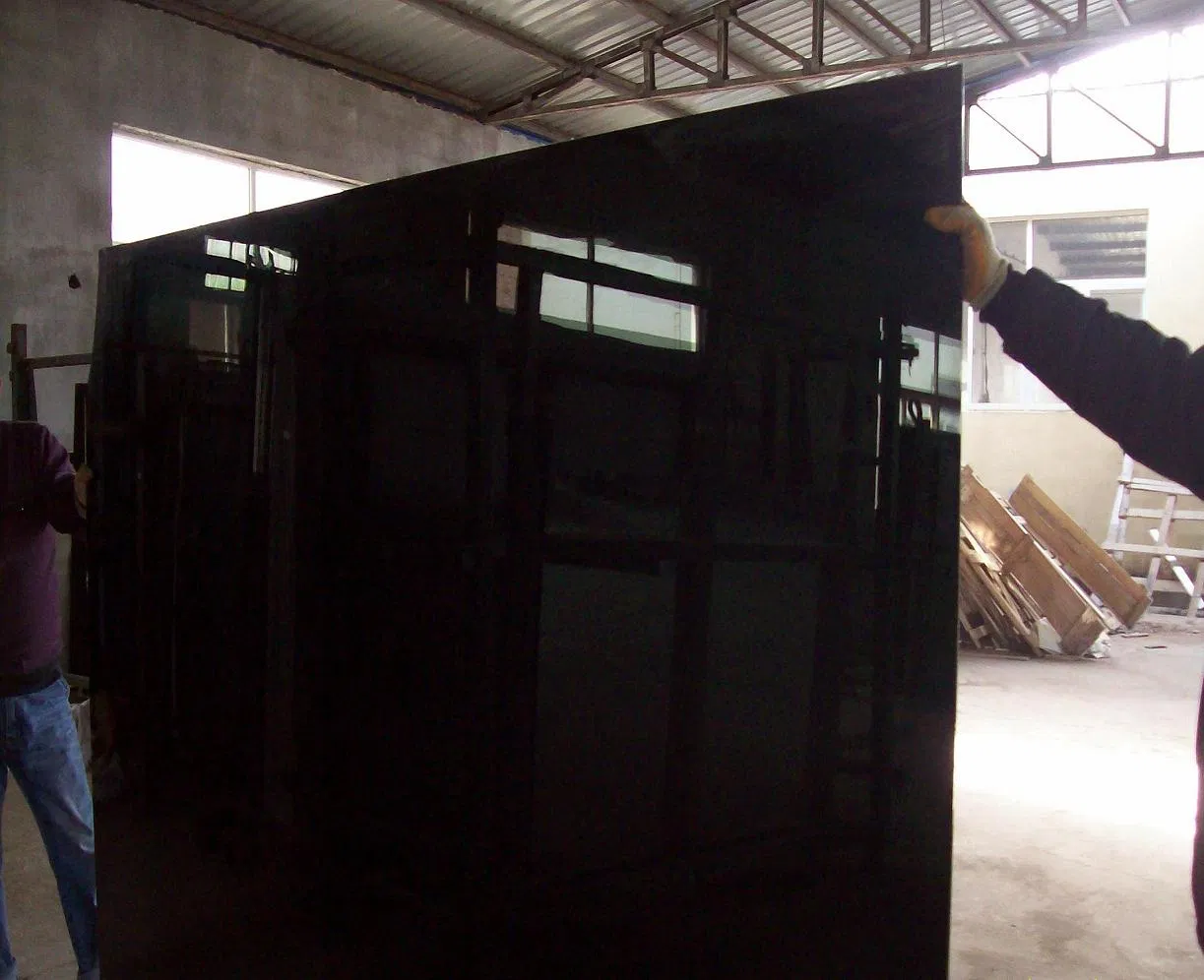 3mm/4mm/5mm/6mm Black Painted Glass for Home Decoration