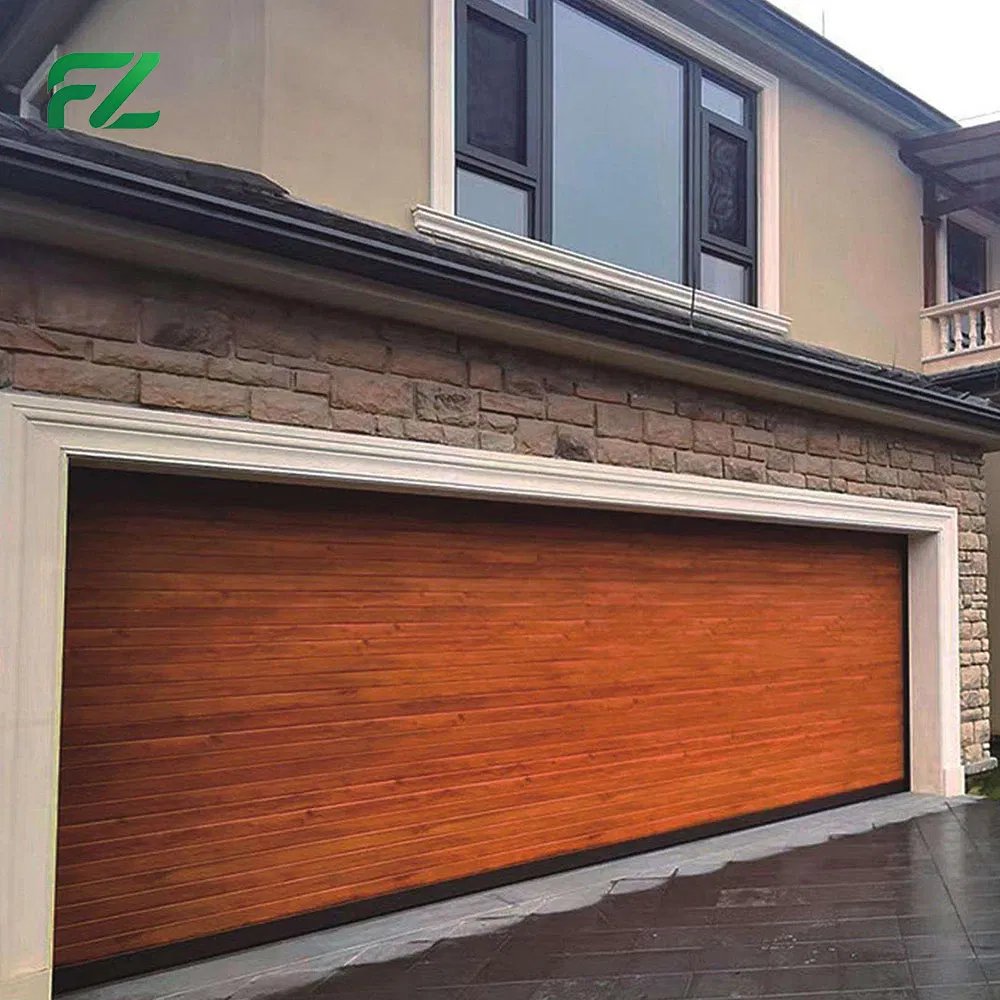 Customizable Modern Garage Door with Remote Control Sliding Aluminum Alloy Garage Door