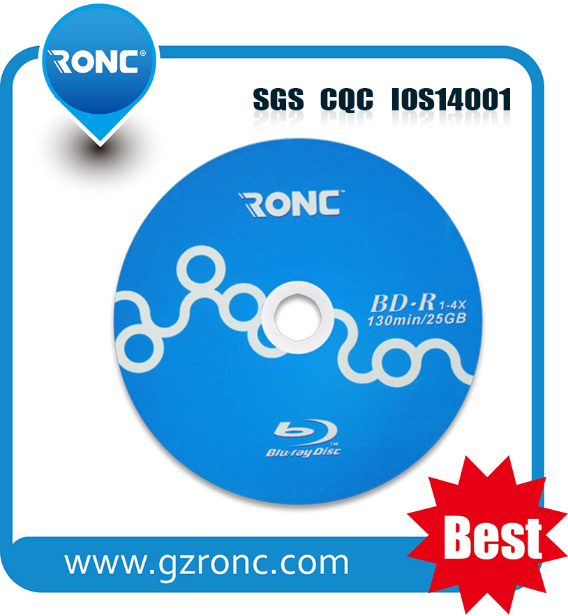 Blu-ray диск 25GB для печати, 1X-6X, оптом