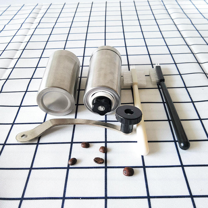 Portable Mini Household Manual Stainless Steel Coffee Grinder Ceramic Burr Hand Crank Coffee Grinder
