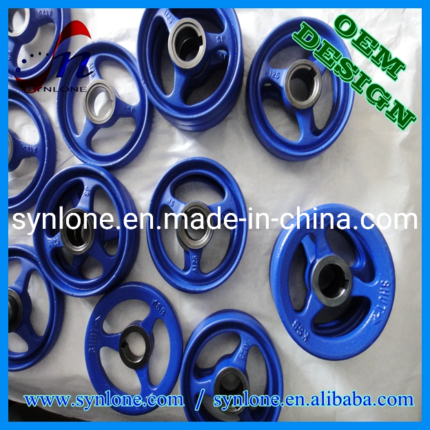 Customized High Quality Sand Casting Hand Wheel for Lathe Spare Parts