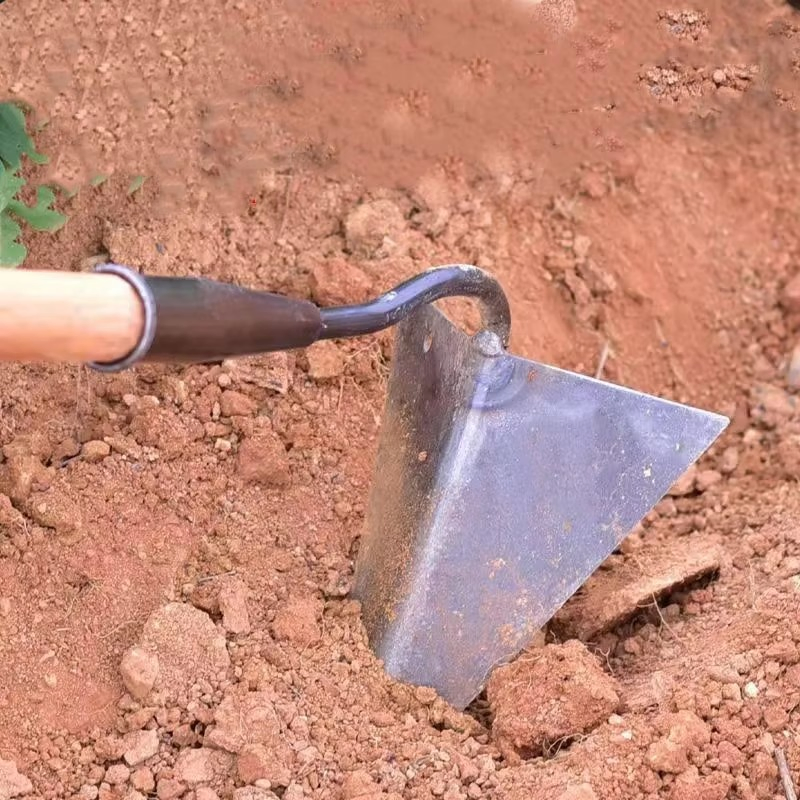 Manganese Steel Triangular Digging Trenching Hoe Land Reclamation Soil Loosening Hoe
