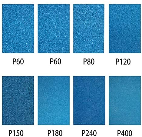 Шлифовальные ленты Blue Zirconia 330x10 мм, набор зернистости