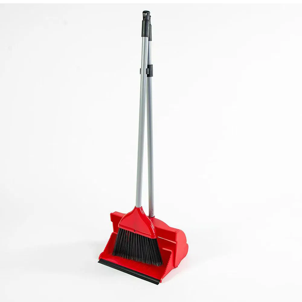 30cm Commercial Cleaning Windproof Upright Broom and Dustpan Set