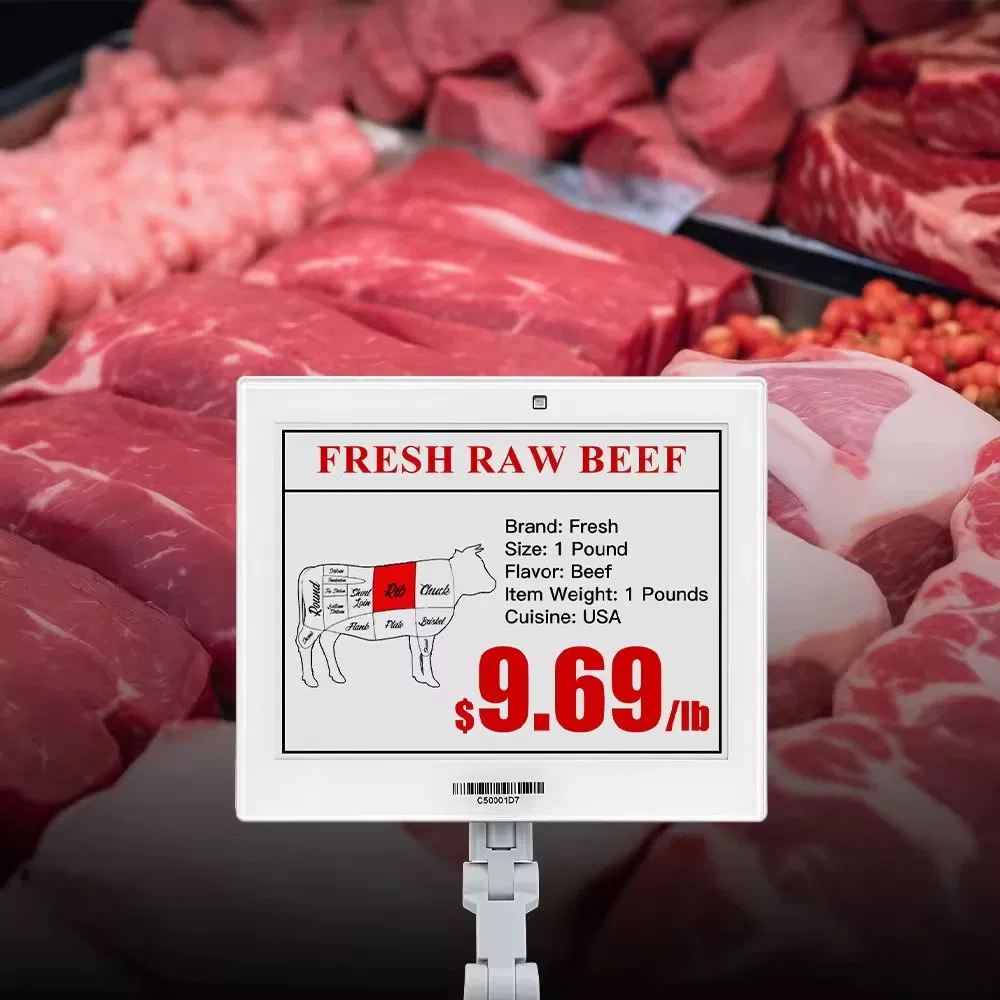 Electronic Digital Price Tags Supermarket Retail Shelf Price Display 4.2 Inches