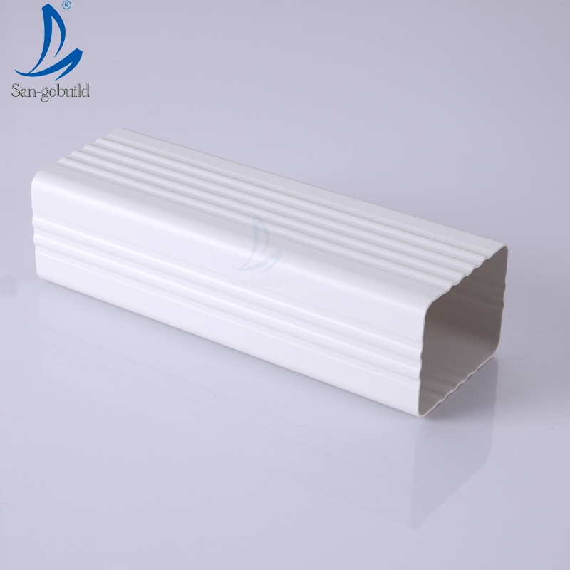 Drainage System Custom Color PVC Rain Roof Gutter