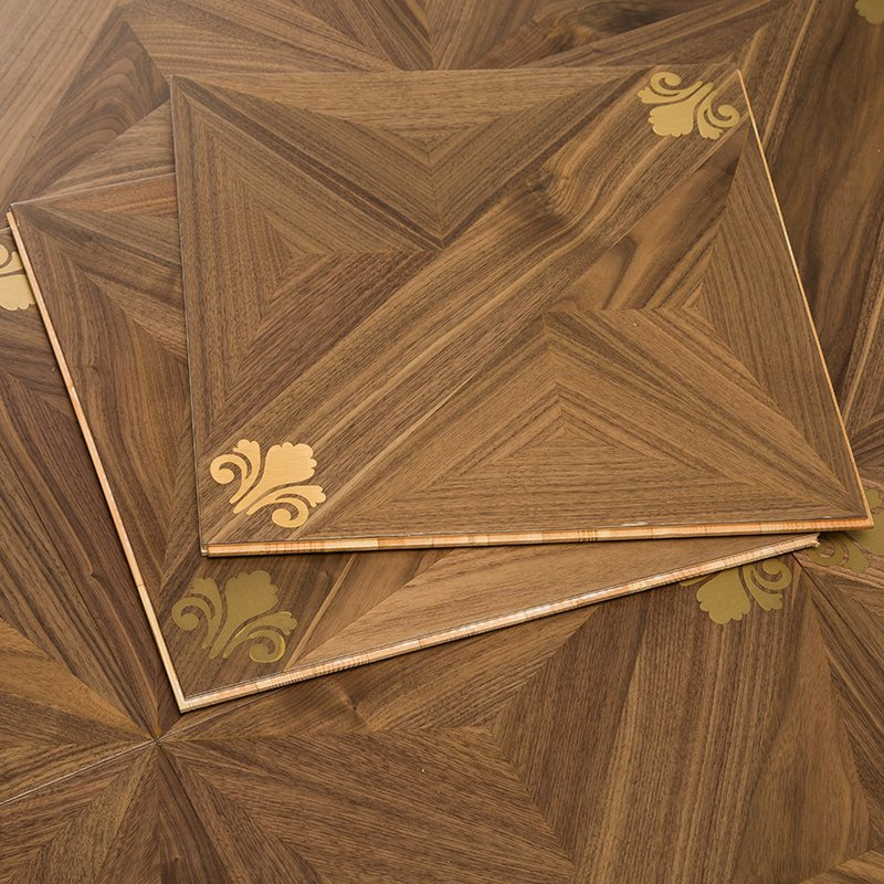 Eco Retro European Engineered Wood Flooring Wear Resistant Parquet for Home Use