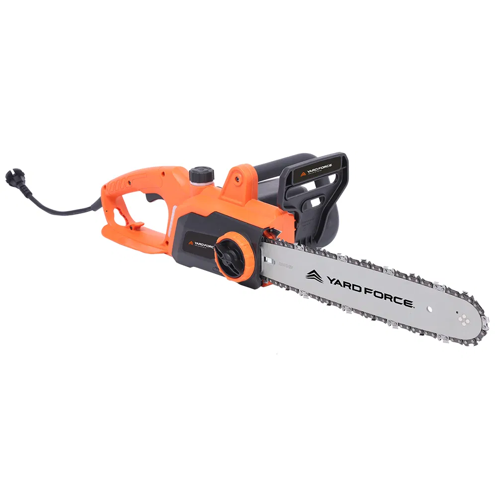 Yard Force 1800W Electric Chainsaw for Hardwood, Storm Cleanup - Es U35