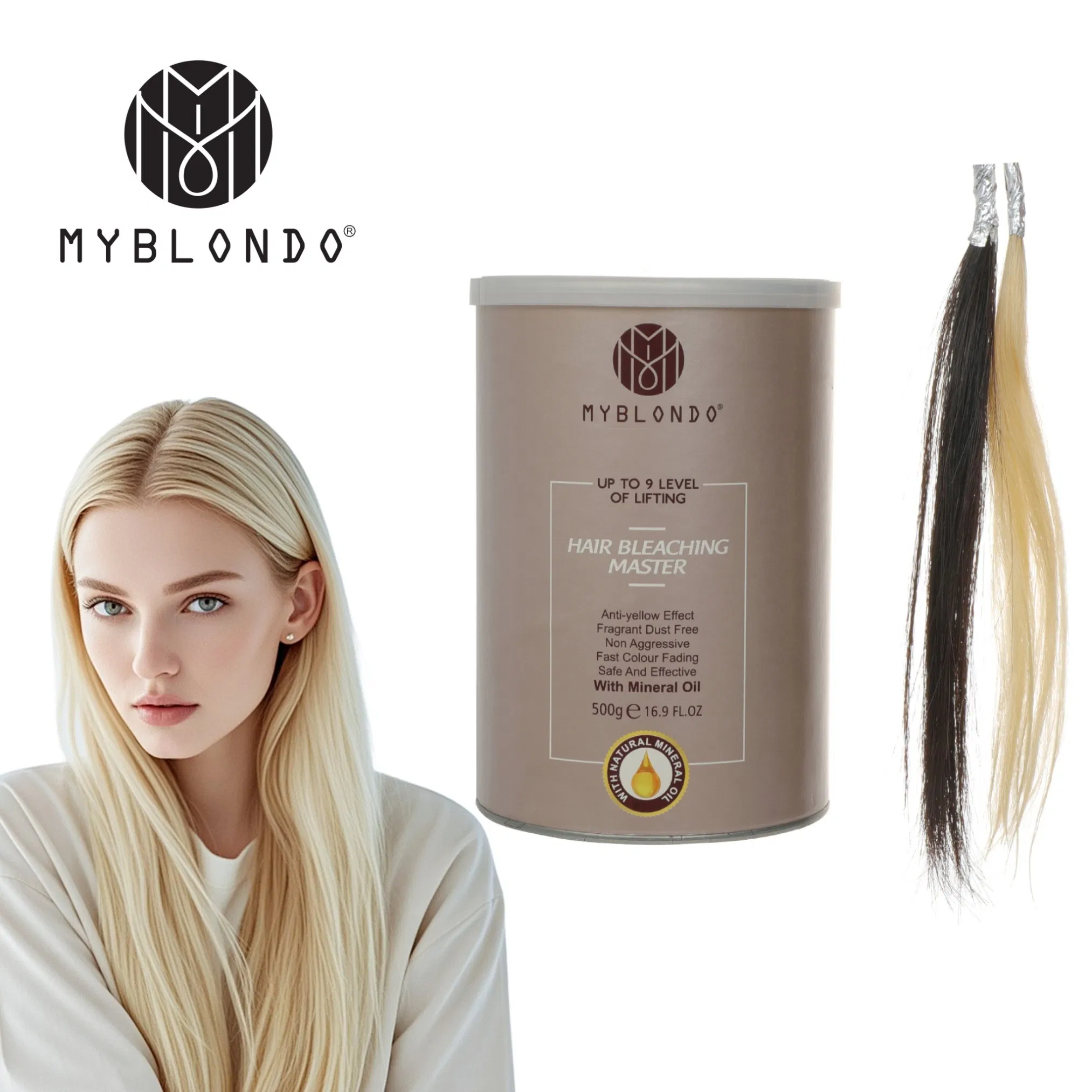 500g Strong and Fast Bleaching Effect Non Irritating Hair Bleaching Powder in Bulk