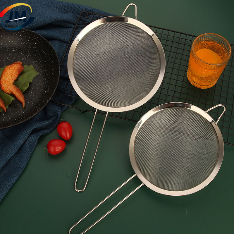304 Stainless Steel Fine Mesh Strainers for Kitchen with Handle