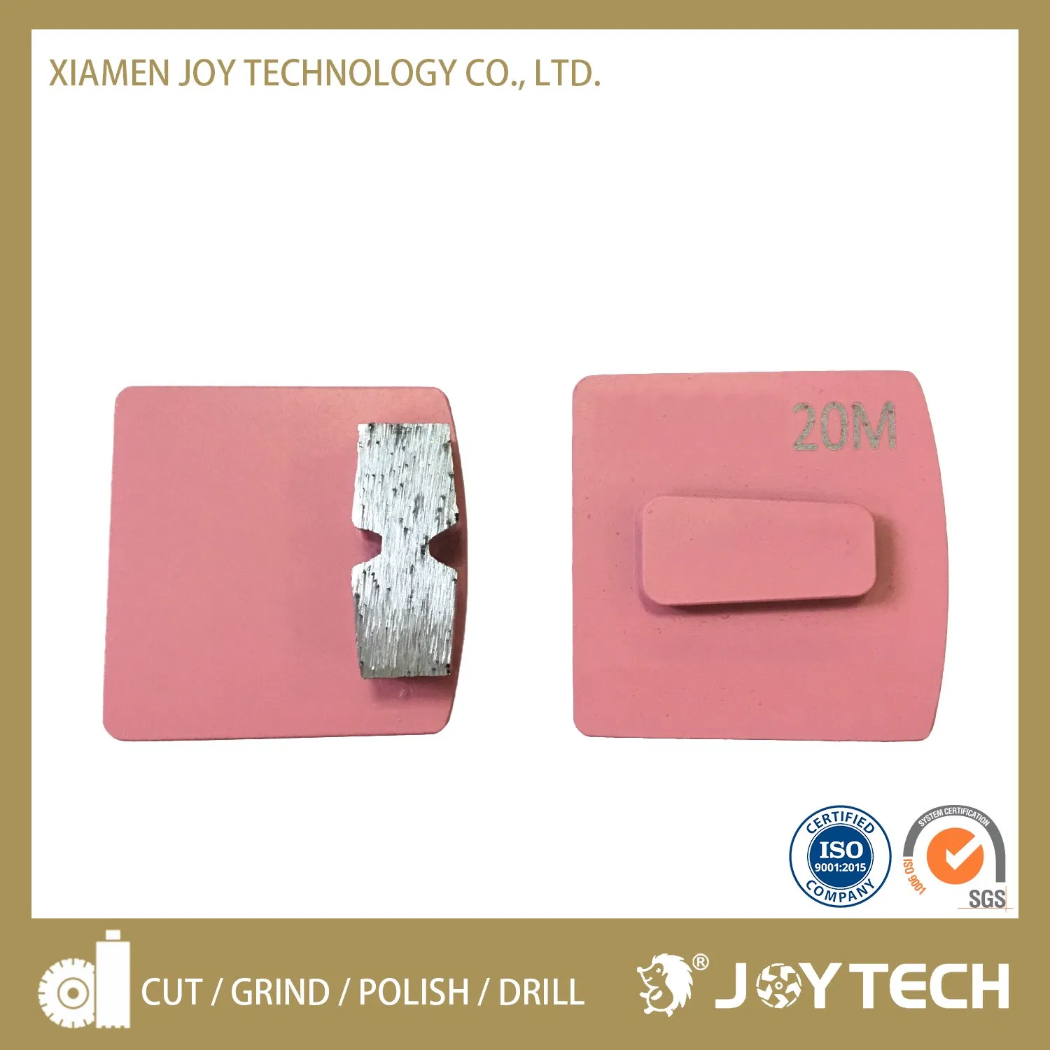 Double Segment Diamond Grinding Disc Redi Lock Concrete Wheel Abrasive Tool