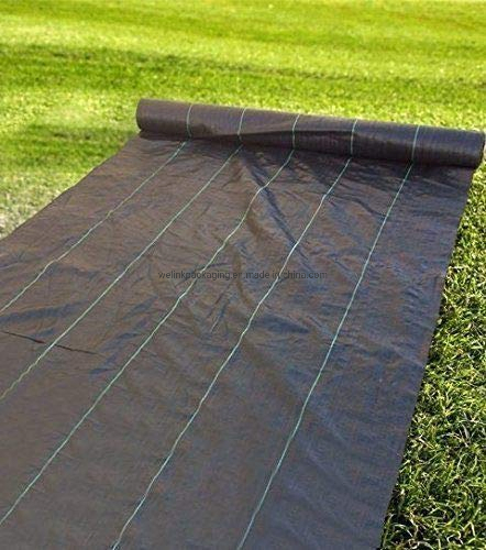 SGS Brc Certified Landscape Fabric Garden Farm Hydroponic UV Blocked Ground Cover 100GSM Best PP Woven Fabric Weed Control Fabric Weedmat