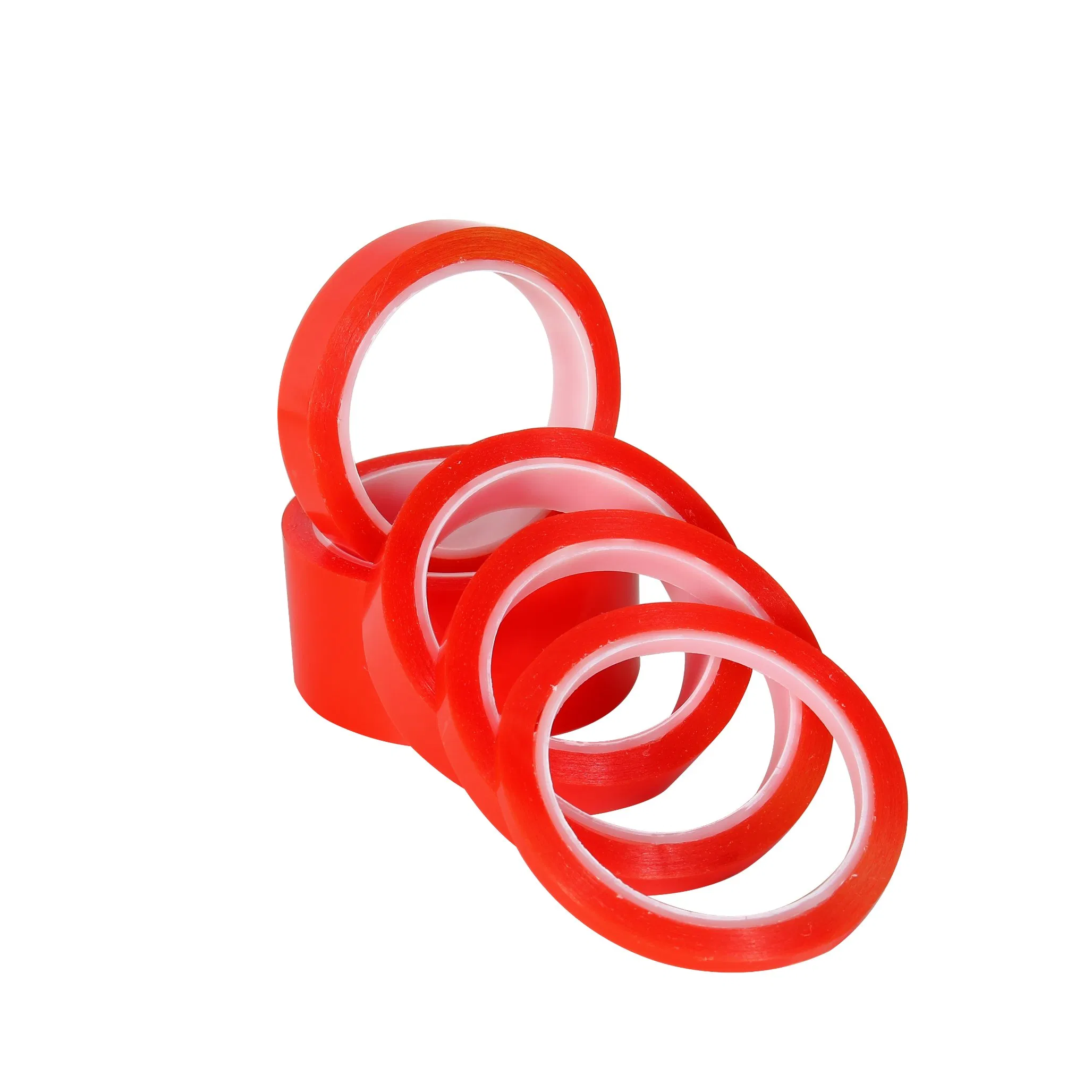 Industrial Pet Tape Red Film Double Side Adhesive Tape