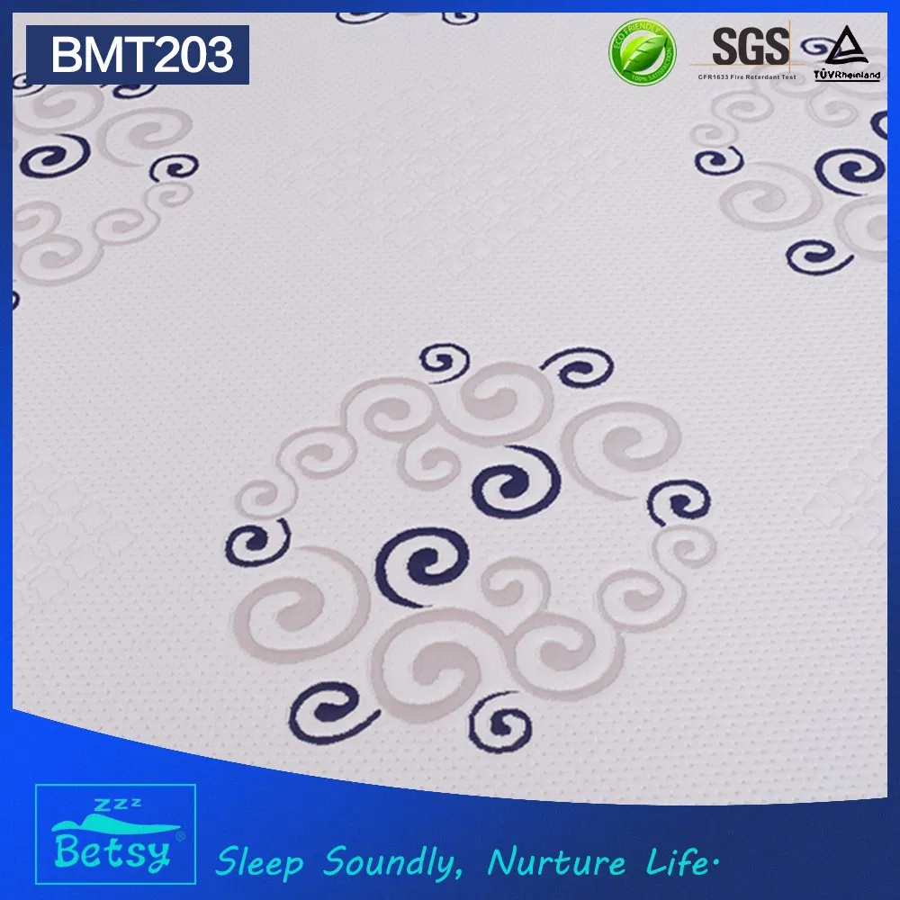 OEM Compressed mm Foam Mattress Price 25cm High with Gel Memory Foam and Knitted Fabric Zipper Cover