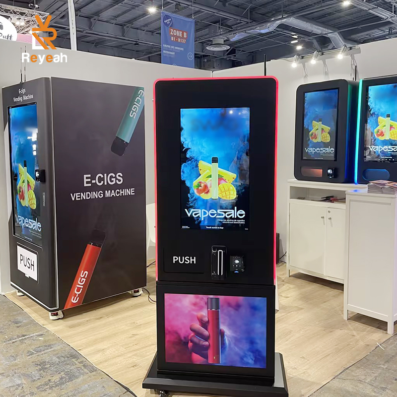 32 Inch LCD Touch Screen OEM ID Card Reader Tabacco Cigarette Vapes Vending Machine with Age Verification