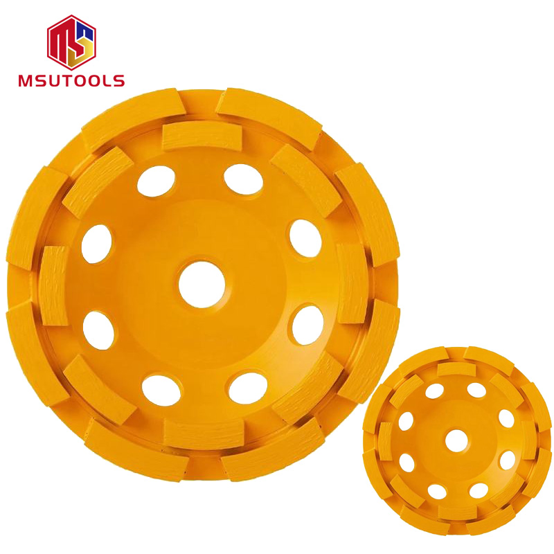 Msu Customized OEM Abrasive Disc High Hardness Diamond Turbo Cup Grinding Wheel for Stone Concrete Ceramic Metal Bonding Agent