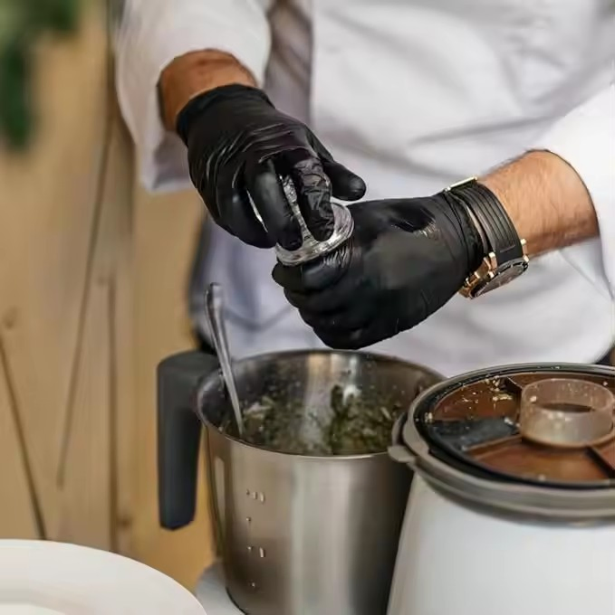 Transparent Food Grade Serviece Home Vinyl Gloves