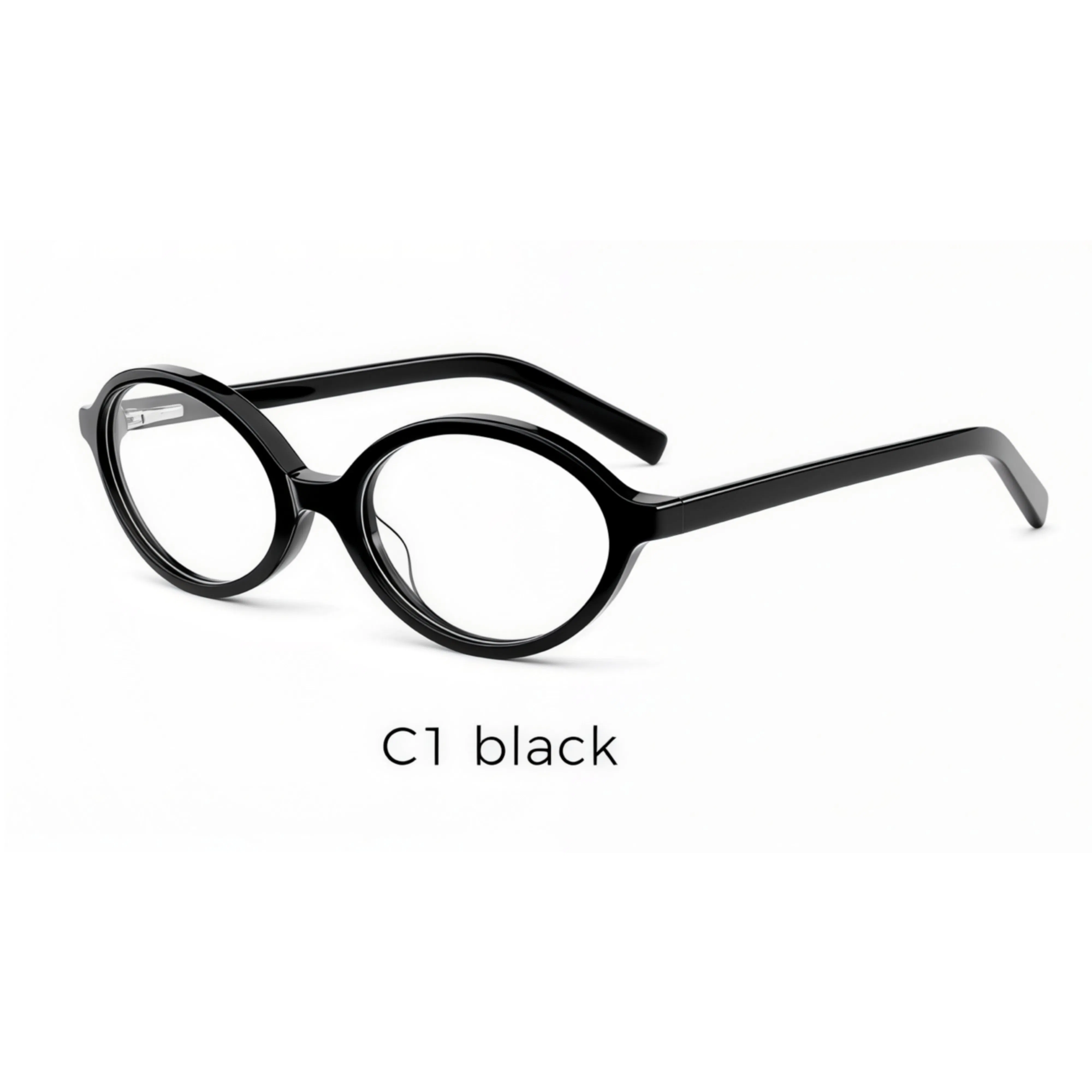 2026retro Oval Frame Glasses Trendy Colorful Daily Eyewear