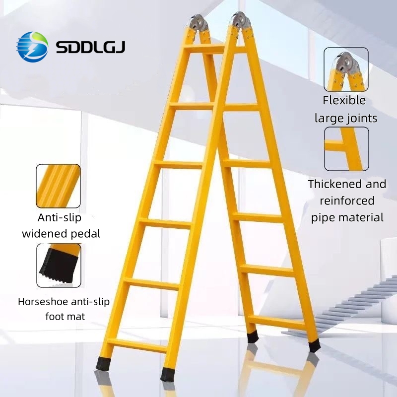 Non-Conductive Material, Fiberglass Reinforced Safety Ladder