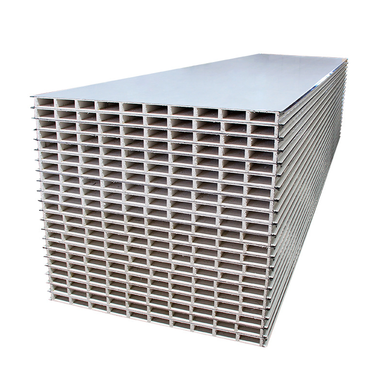 High Strength Building Material Fireproof Glass Magnesium MGO Sandwich Panel