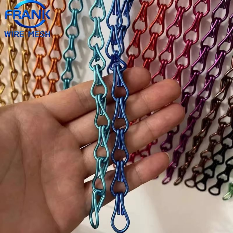 Brass Chain Link Curtain for High End Restaurant Ceiling Decor