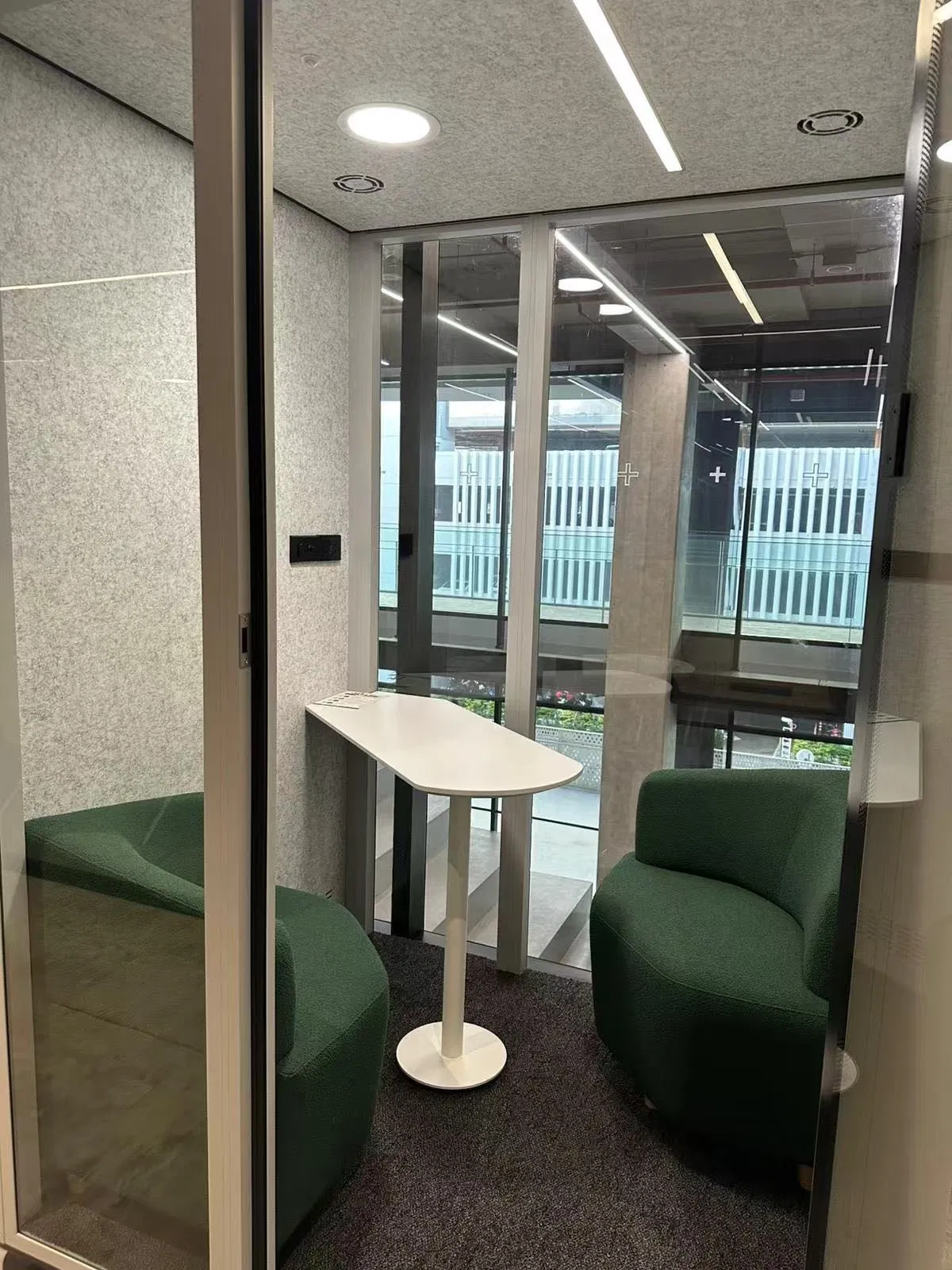 Eco-Friendly Adjustable Small Office Pod for Home Workspaces