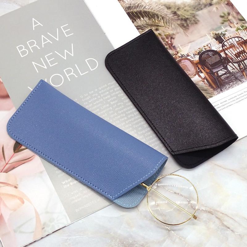 2025 New Design Colorful Hot Selling in Stock Cheap Wholesale Reading Glasses Package Bag Custom Logo PU Eyeglasses Case