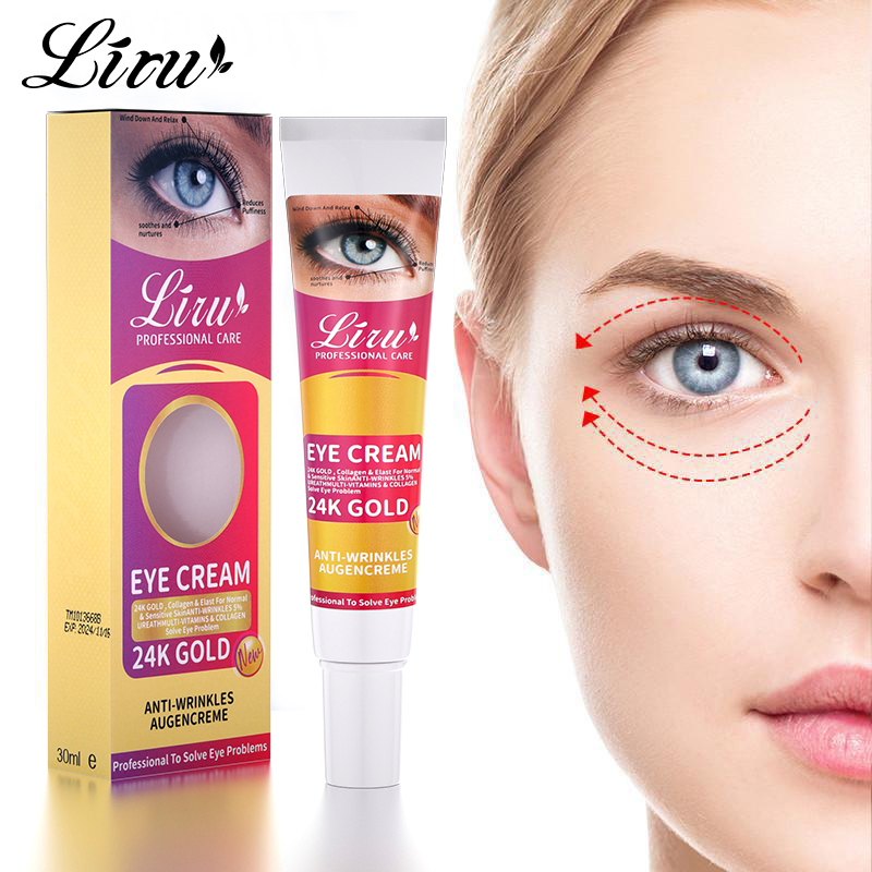 Professional Skin Care 24K Gold Anti Wrinkle Nourishing Dark Circles Eye Cream
