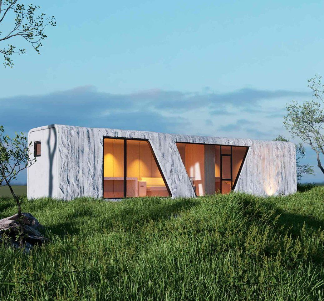 Space Capsule Tiny House Modern Container Building Container Apple Cabin Prefab House