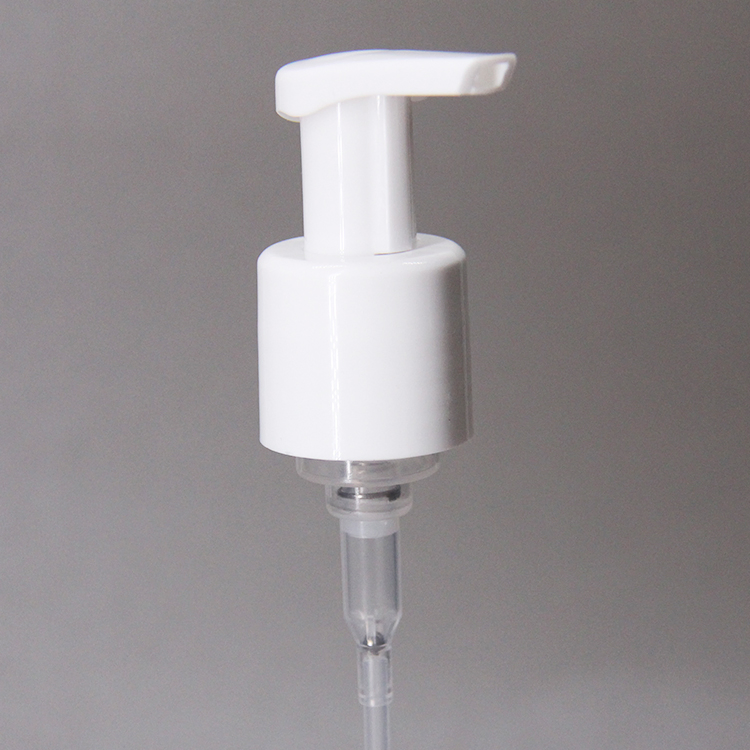 PP Plastic 40mm 42mm 43mm White Color Foam Pump Soap Dispenser for Plastic Bottle