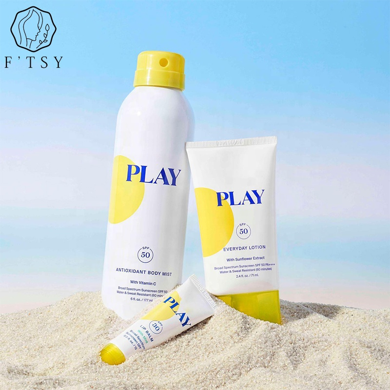 Wholesale Oil Free Sun Screen Cream SPF 50 Private Label Organic Facial Whitening UV Sunblock Cream Korean Sunscreen SPF 50