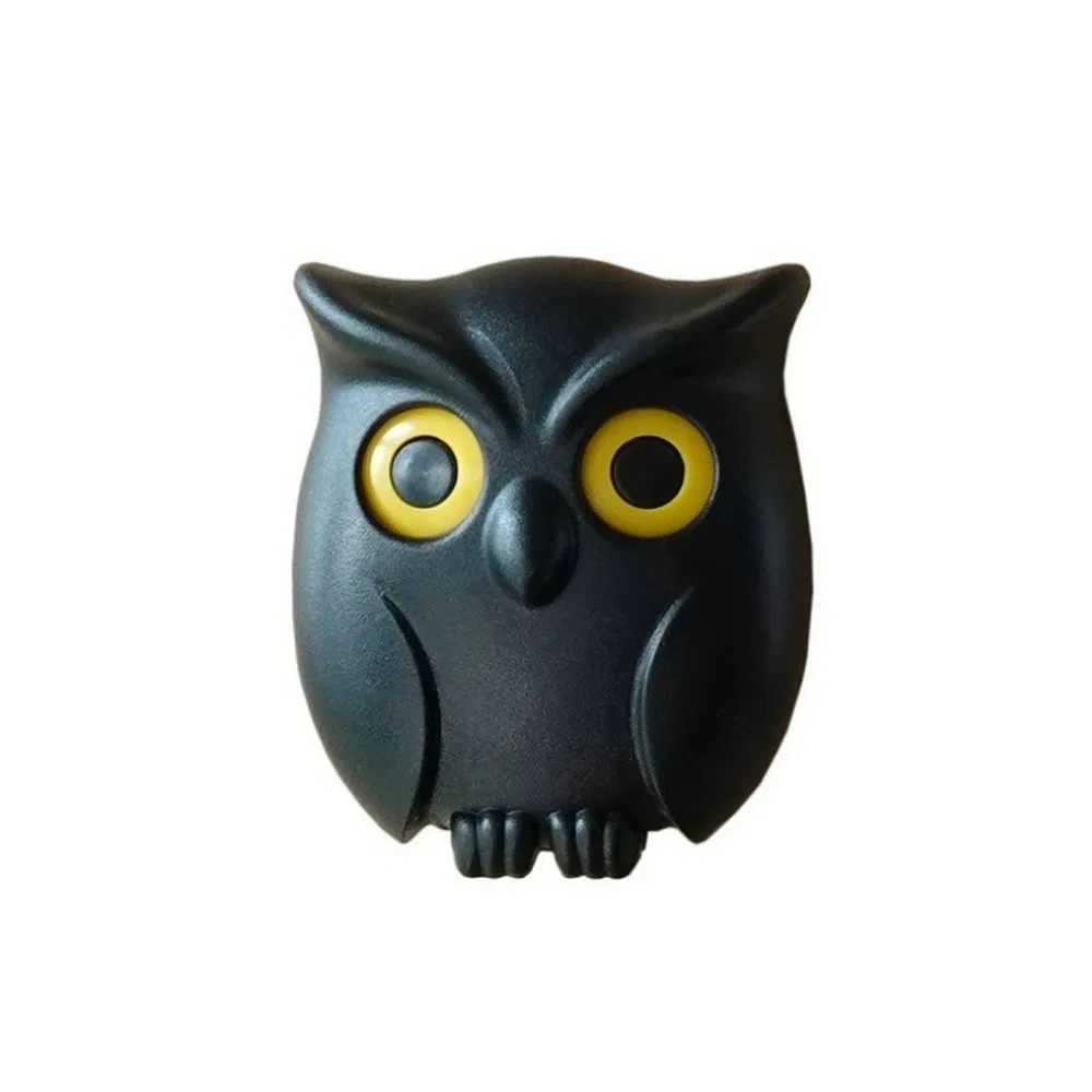 Cute Owl Key Holder Automatic Open Close Eyes Magnetic Night Ez30476