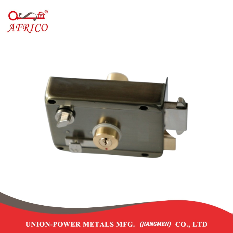Fechadura Lock Night Latch Lock Rim Security Lock with Computer Keys