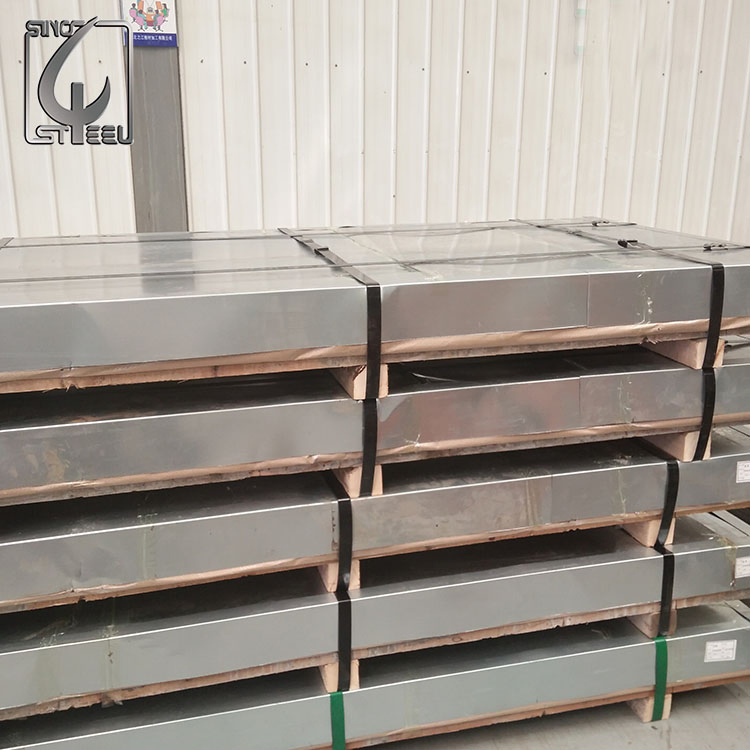 Full Hard G550 Galvanized Steel Sheet with Steel Packing