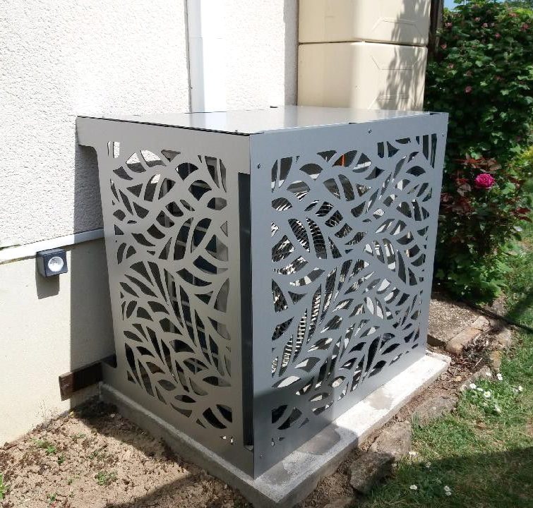 Aluminium Wall Outdoor Air Conditioner Cover for Exterior Decoration
