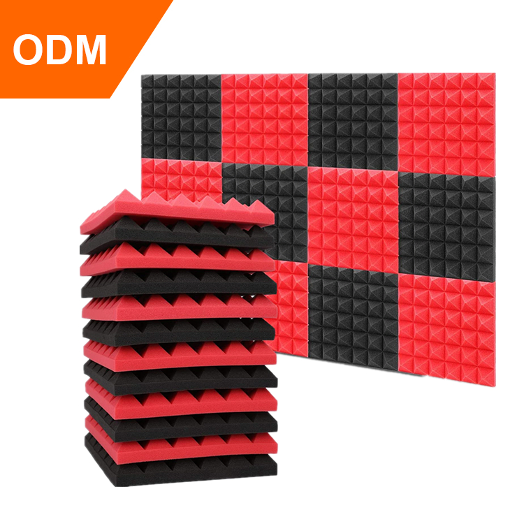 Pyramid Shape Heat Insulation Soundproof Acoustic Material Acoustic Panels PU Foam