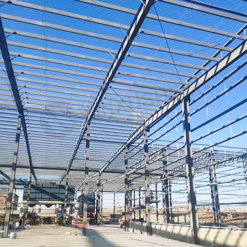 Steel Construction Prefabricated Steel Structure Warehouse Workshop Hangar Building