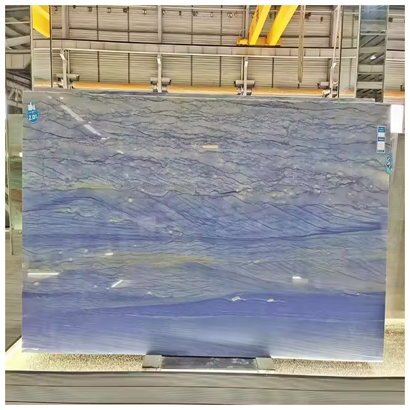 Brazilian Luxury Blue Macaubas Quartzite for Countertops and Accient Wall