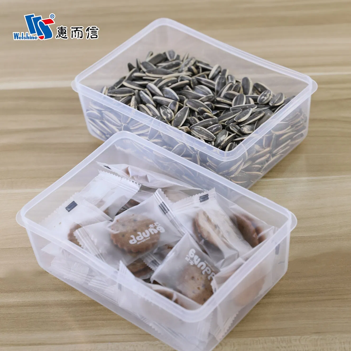 PP Material Snack Preservation Fresh Food Kitchen Container Refrigerator Storage Box Tank