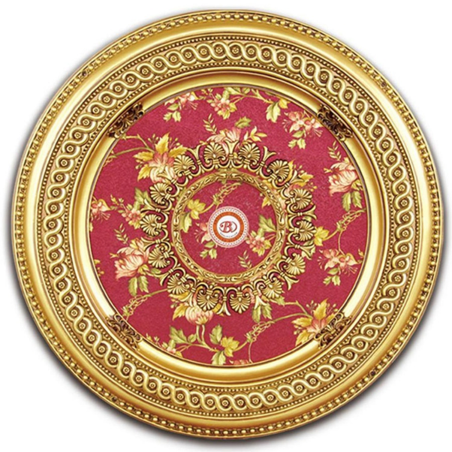 Banruo Purple Floral Gold Interior Ceiling Decor Medallions