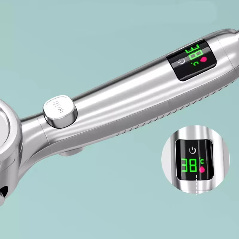 Smart Temperature Display Handheld Shower