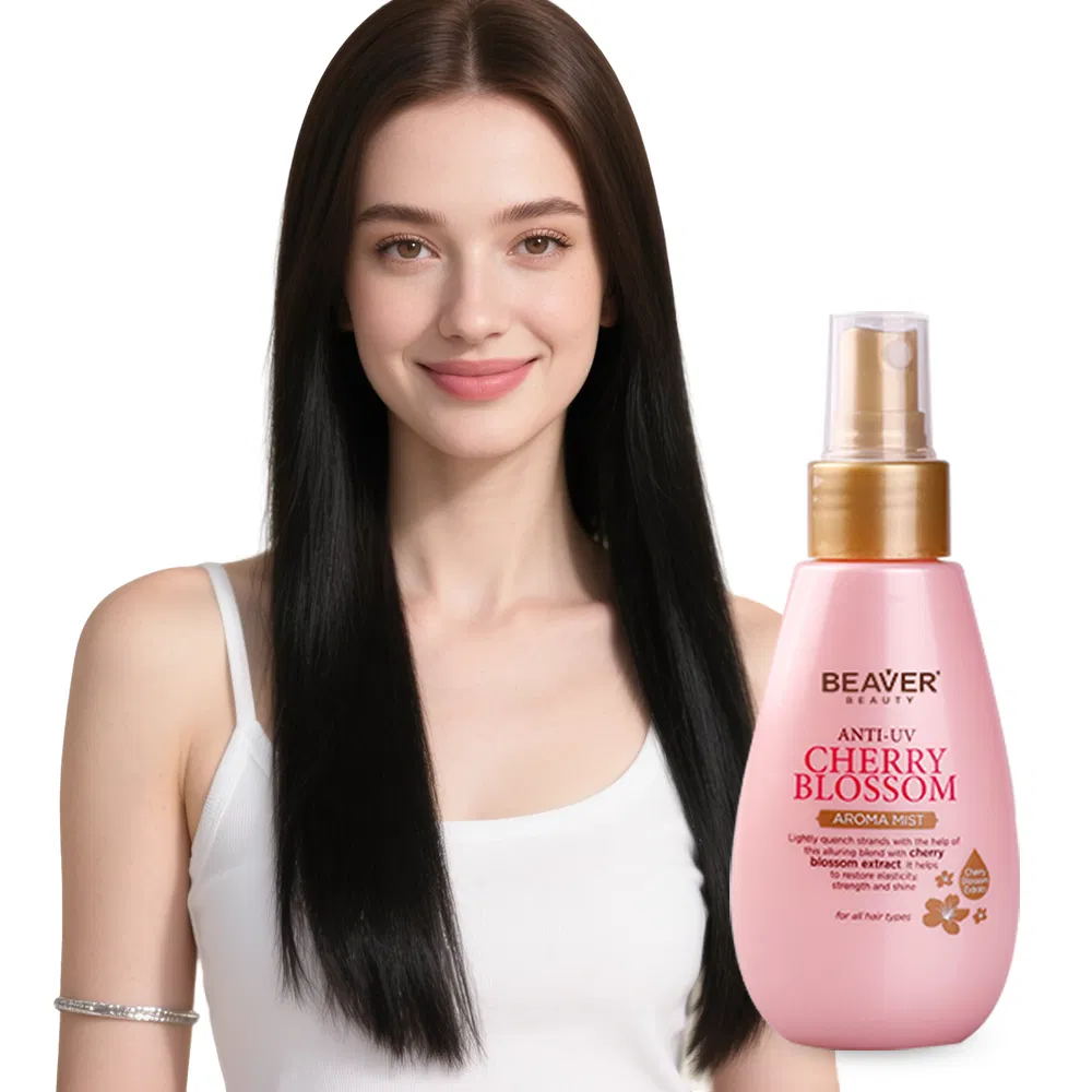 Beaver Cherry Blossom Refreshing Oil Control Heat Protection Hair Mist Spray