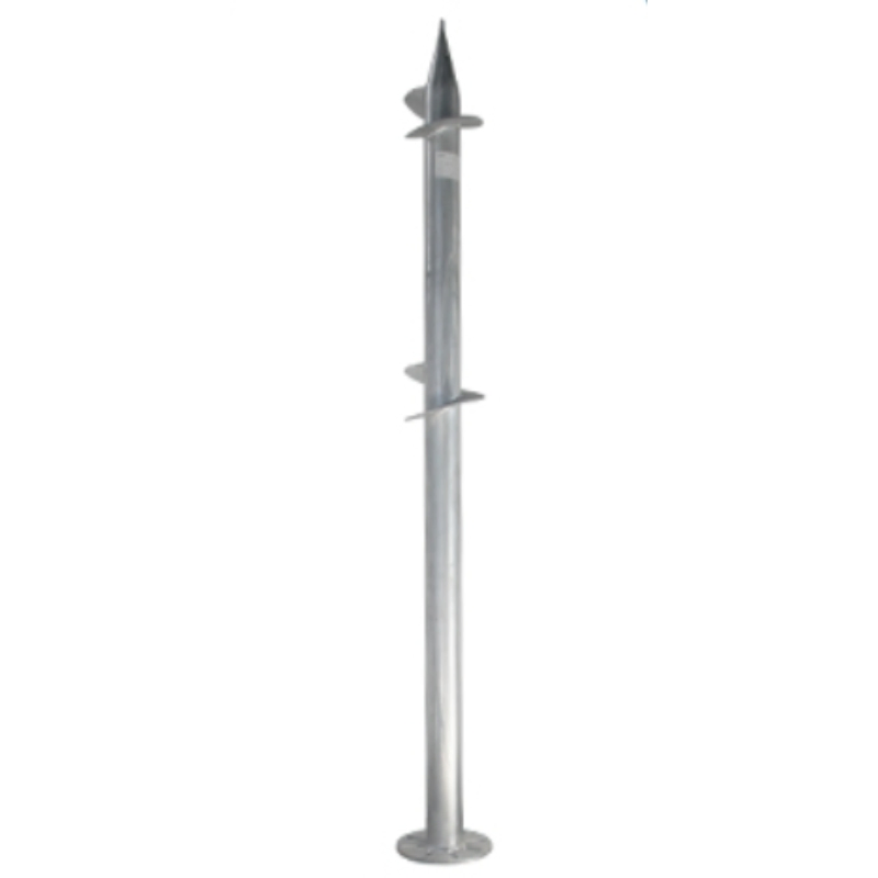 Винтовая свая для флага и грунта
