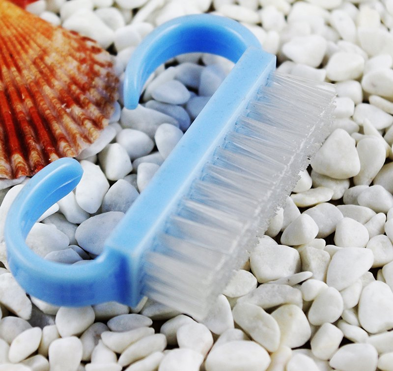 Plastic Nail Cleaning Tools Nail Art Dusting Brush