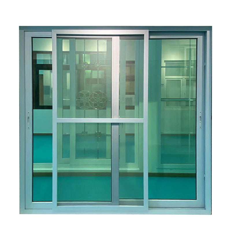 High Quality PVC Sliding Window with Grill Design South American Window