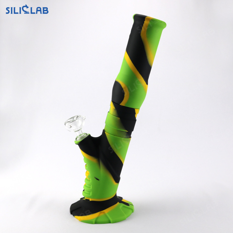 Separable Easy Cleaning Tobacco Smoking Silicone Water Pipe